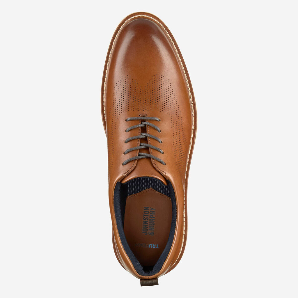 Johnston & Murphy Upton One-Piece Perfed Plain Toe