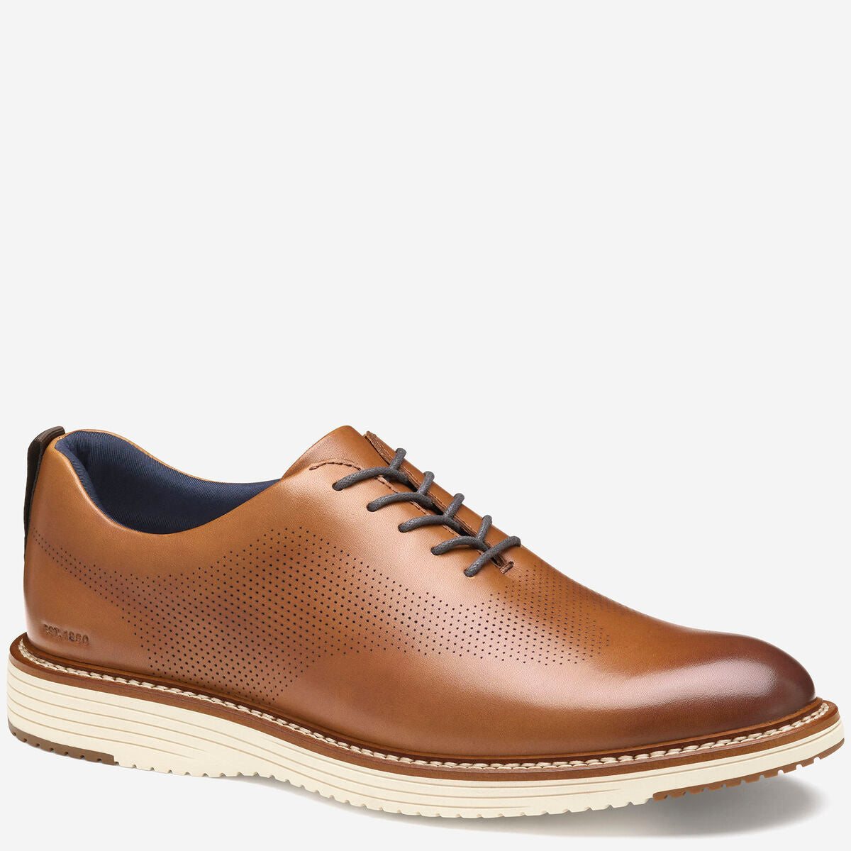 Johnston & Murphy Upton One-Piece Perfed Plain Toe