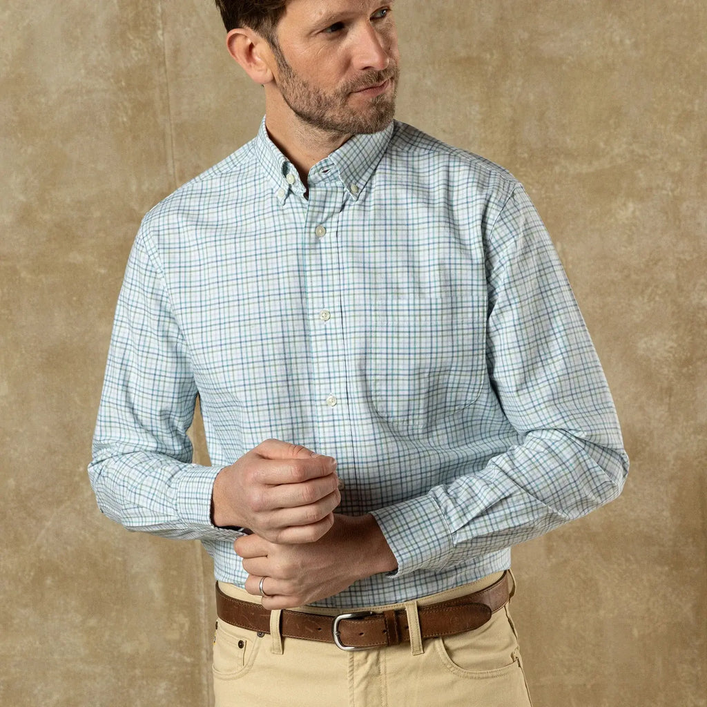 Duck Head Cooke Plaid Cotton Oxford Sport Shirt