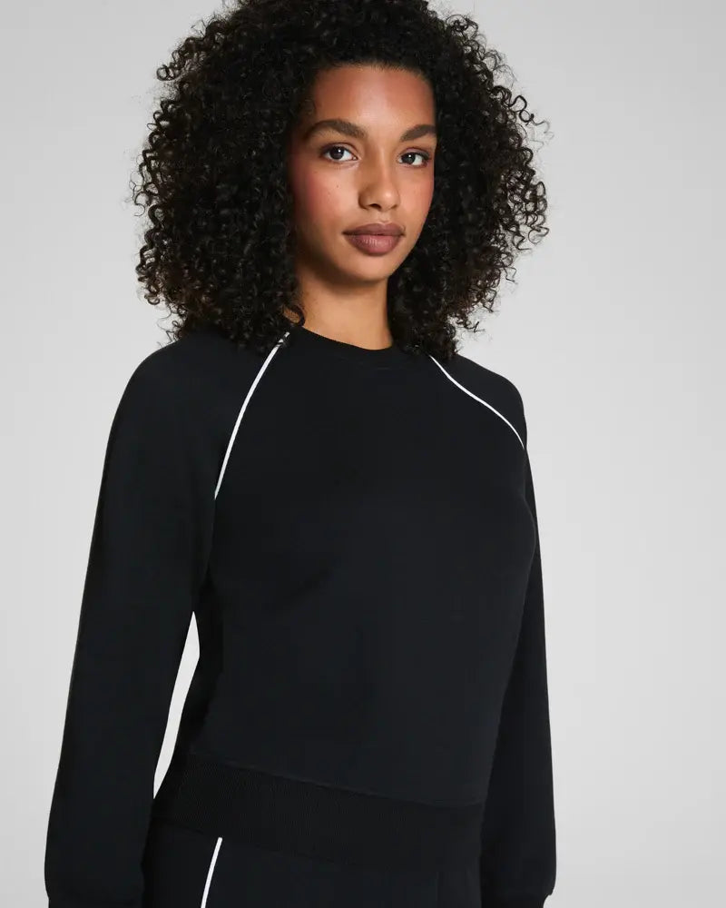 SPANX AirEssentials® Pique Long Sleeve Crewneck Top