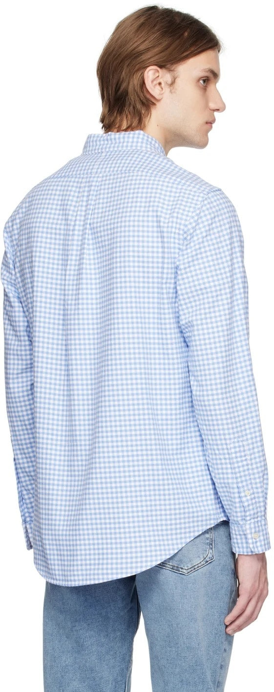 PRL Classic Fit Plaid Oxford Long Sleeve Woven Shirt