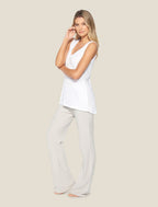 Barefoot Dreams Malibu Collection Sleeveless Modal V-neck Tank