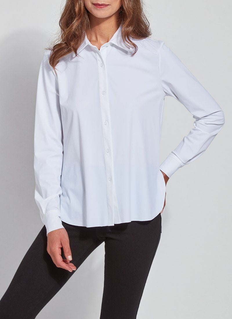 Lysse Connie Slim Button Down Shirt