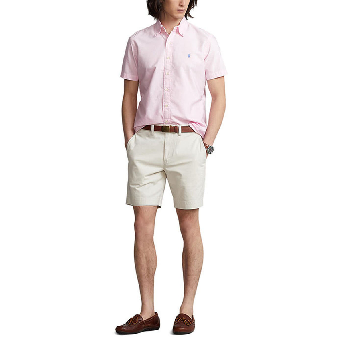 Polo Ralph Lauren Garment Dyed Short Sleeve Oxford Shirt