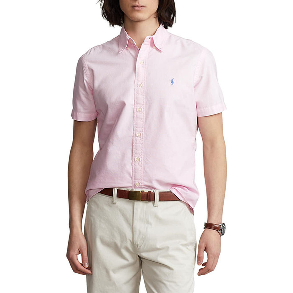 Polo Ralph Lauren Garment Dyed Short Sleeve Oxford Shirt