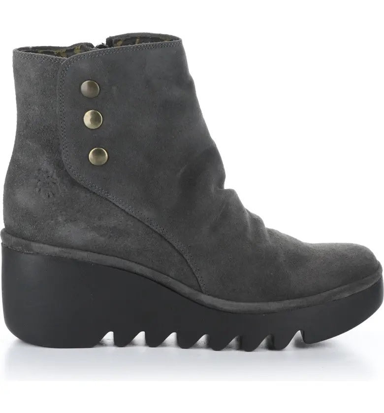Fly London Brom Zip Up Ankle Boots