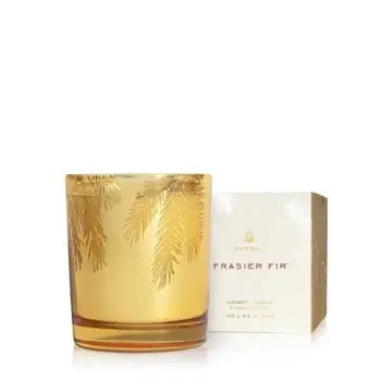 Thymes Frasier Fir Gilded Poured Candle