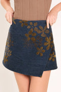Flying Tomato jacquard woven skort