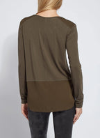 Lysse Festival Mixed Media Top