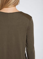 Lysse Festival Mixed Media Top