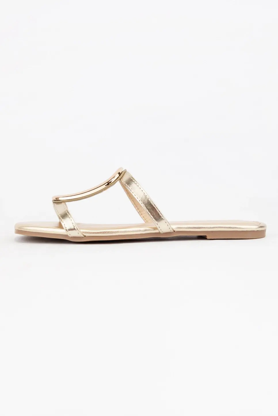 Ccocci Barsa-01 Golden Embellishment Double Strap Sandals