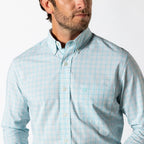 Duck Head Trent Plaid Performance Poplin Sport Shirt
