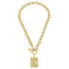 Susan Shaw Jane Rectangle Toggle Necklace