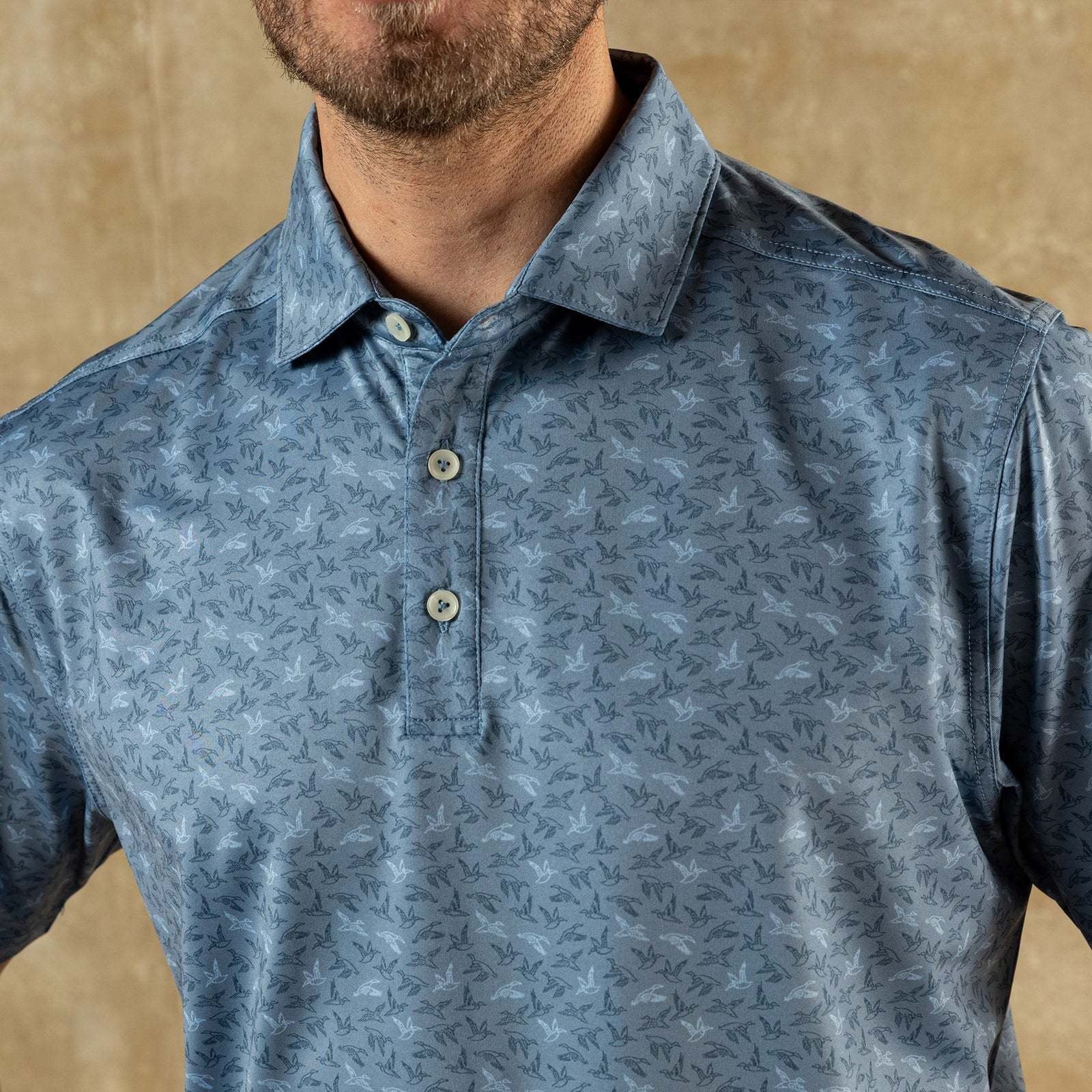 Duck Head Wingbeat Long Drive Performance Polo
