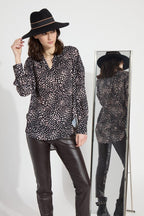 Lyssé Lara Drawstring Pull on Blouse