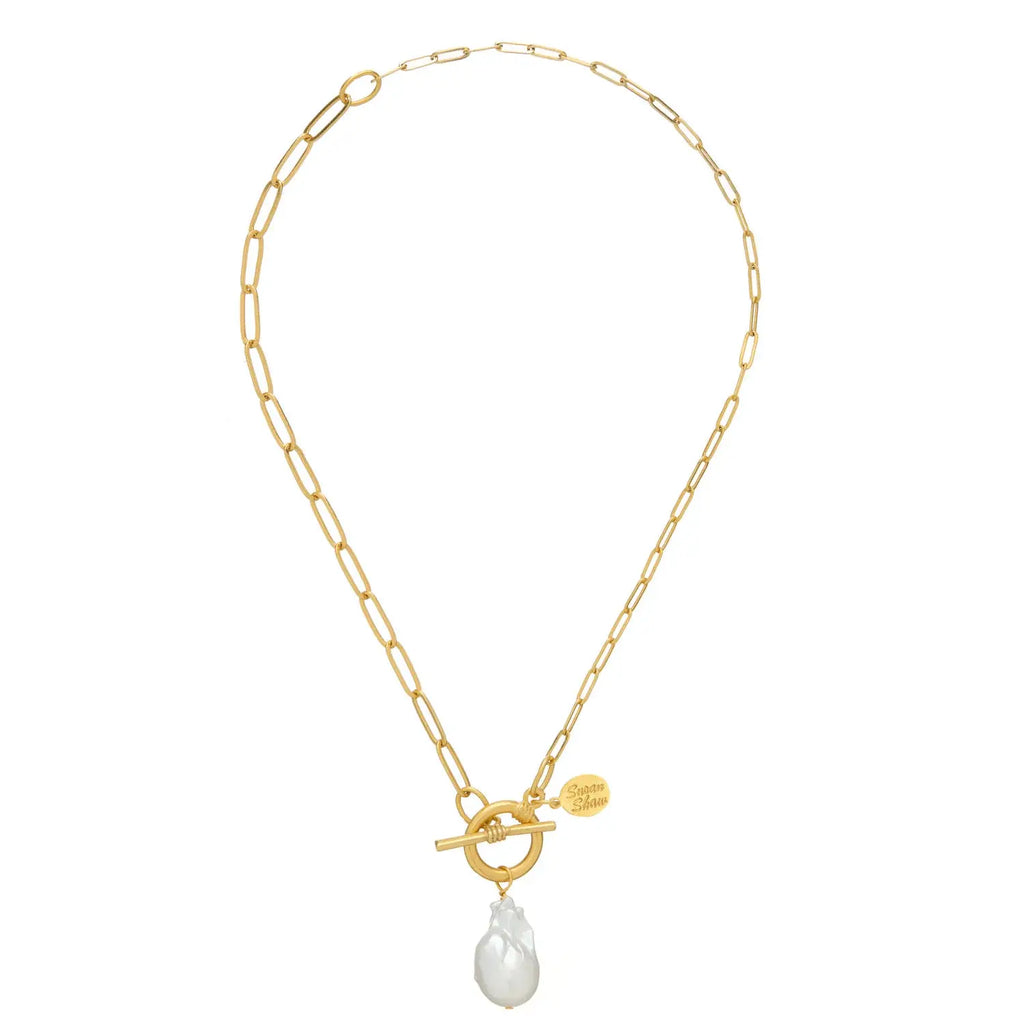 Susan Shaw Katie Paperclip Necklace