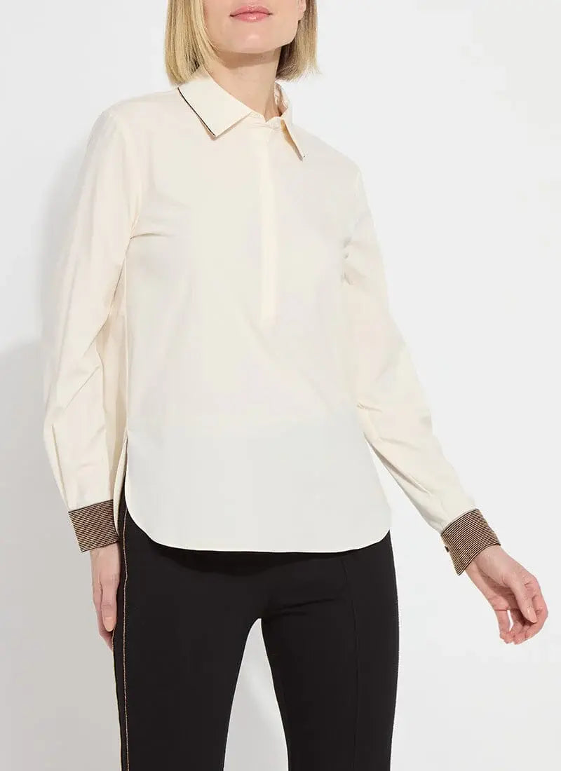 Lyssé Jamie Micro Beaded Shirt