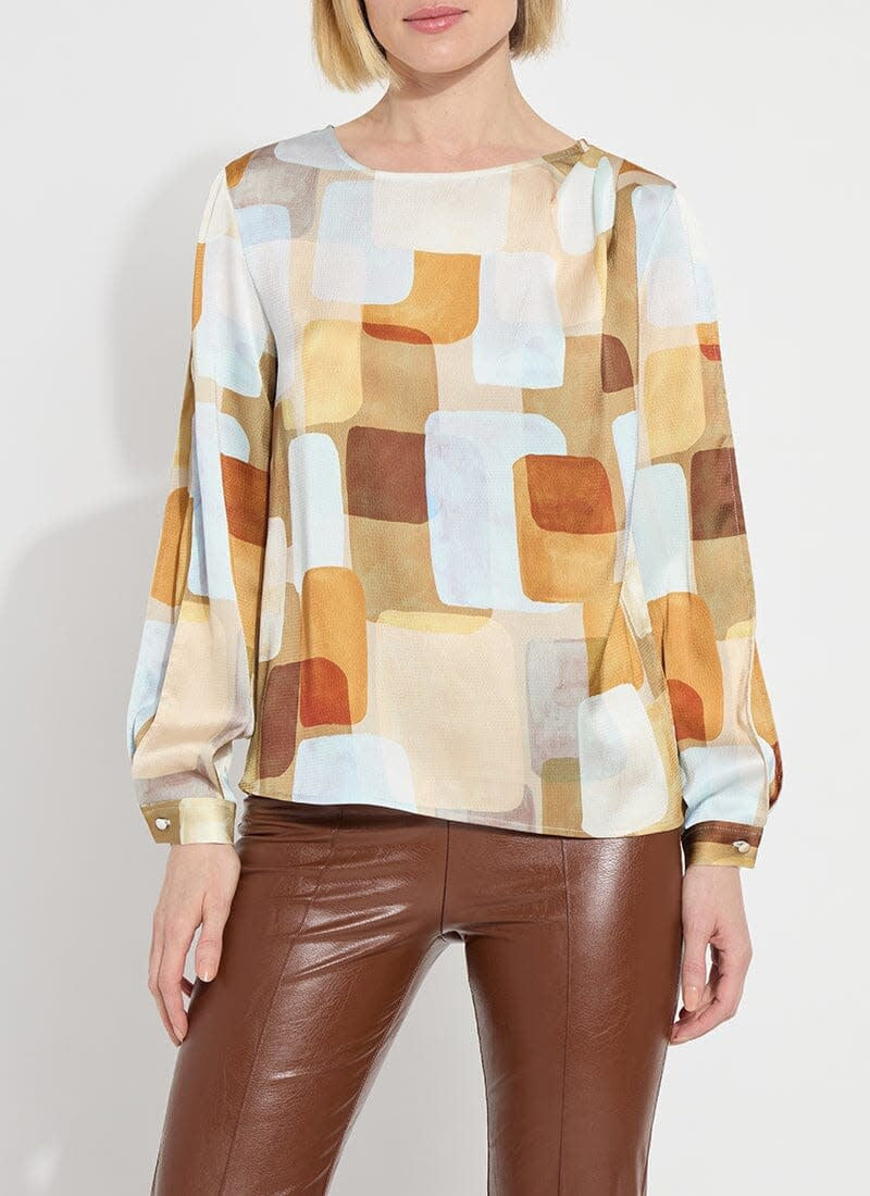Lyssé Marie Draped Back Blouse