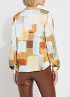 Lyssé Marie Draped Back Blouse