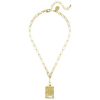 Susan Shaw Jerusalem Cross Stamp Necklace