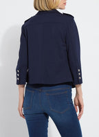 Lyssé Veronica Ponte Crop Blazer