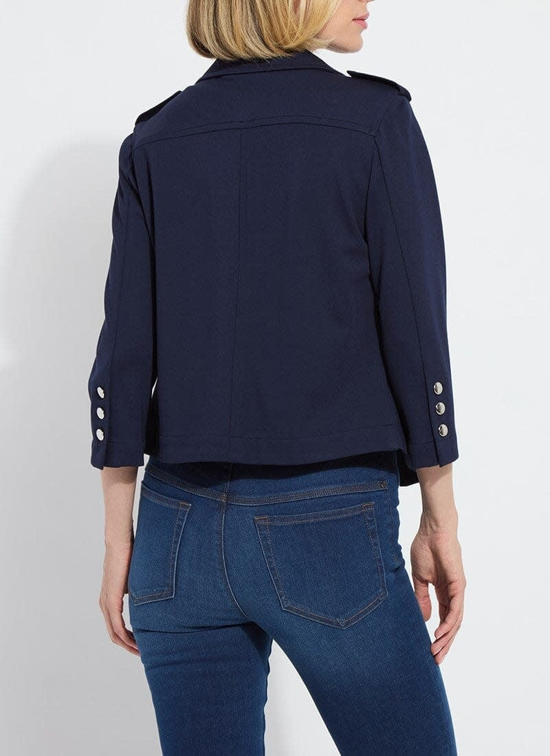 Lyssé Veronica Ponte Crop Blazer