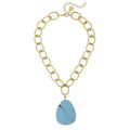 Susan Shaw Turquoise Pendant Necklace