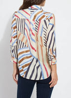 Lyssé Yesenia Roll Tab Utility Shirt