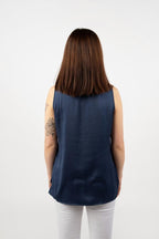 Sleeveless High Low Airflow Tank