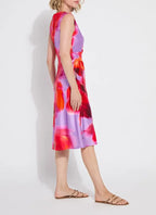 Lysse Raquel Side Draped Printed Dress
