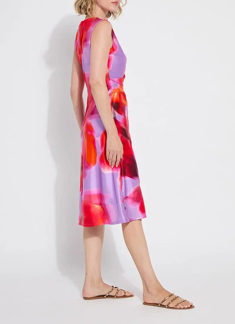 Lysse Raquel Side Draped Printed Dress