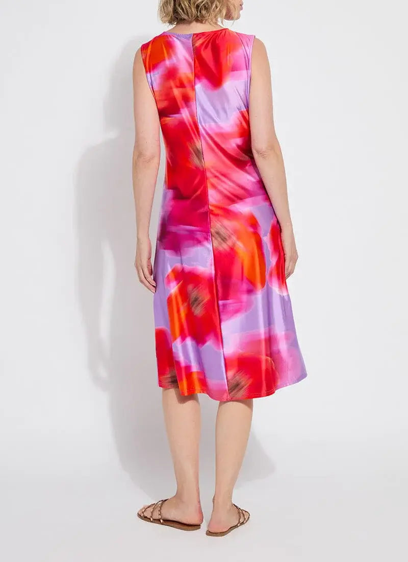 Lysse Raquel Side Draped Printed Dress