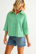 Joh Janice Striped Top (No Flowers)