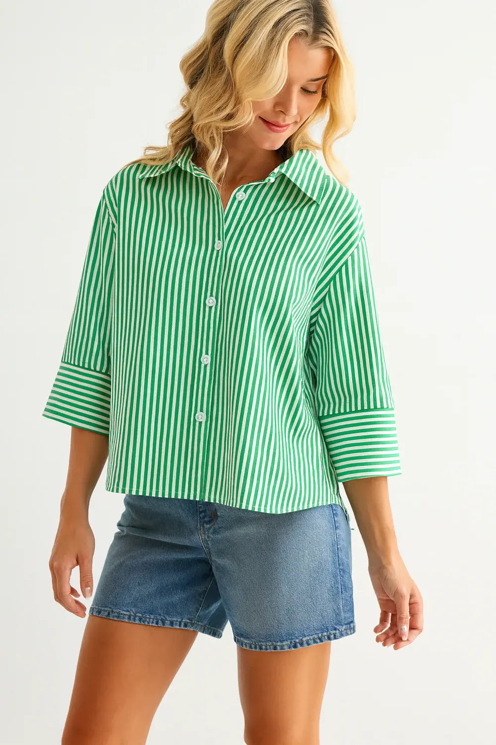 Joh Janice Striped Top (No Flowers)
