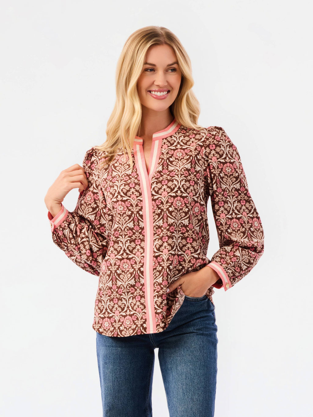 Mary Square - Naomi Top | Ashdown Abbey Cocoa