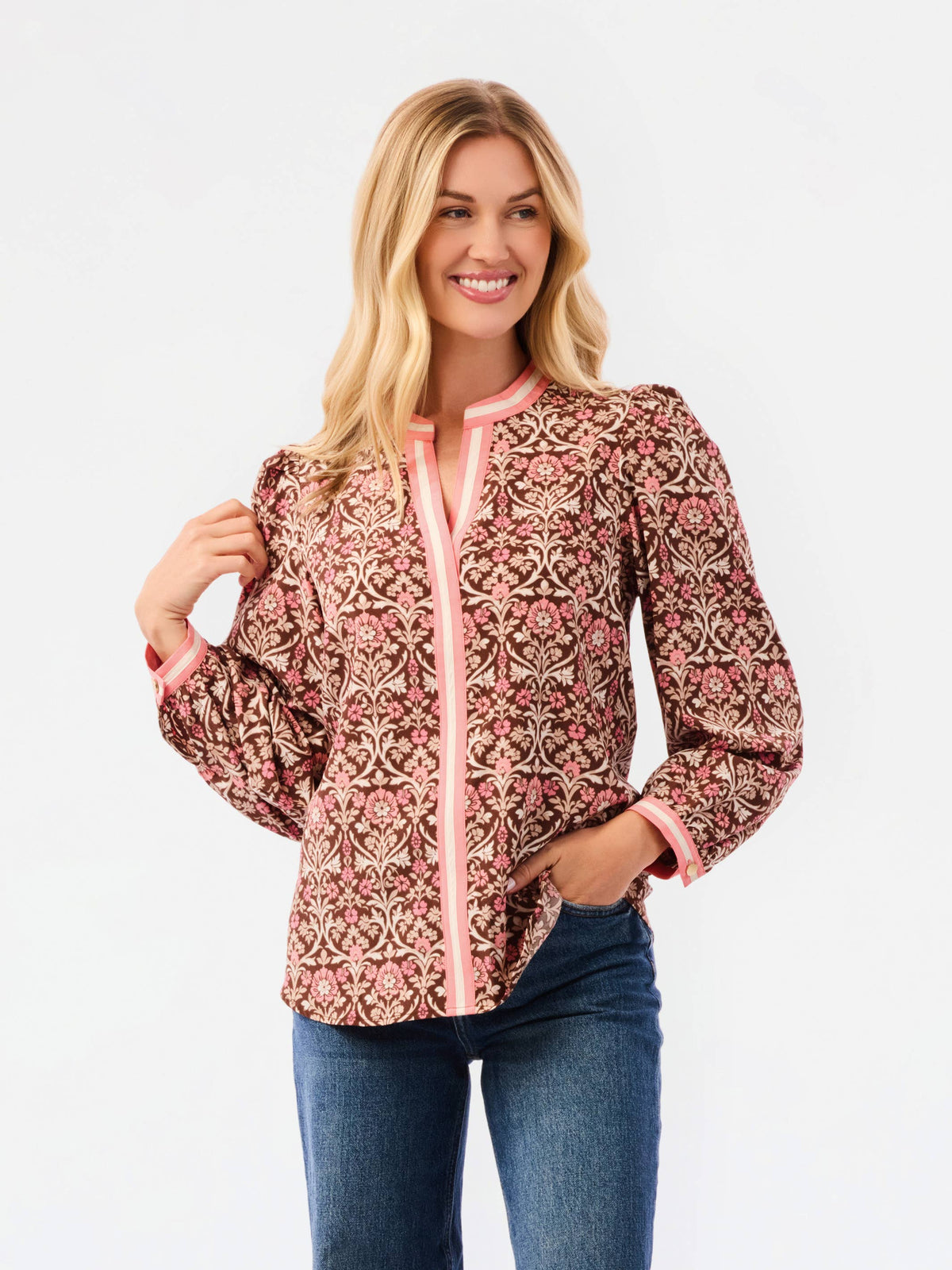 Mary Square - Naomi Top | Ashdown Abbey Cocoa
