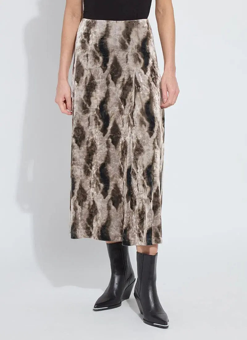 Lysse Dominique St Velvet Pleated Skirt