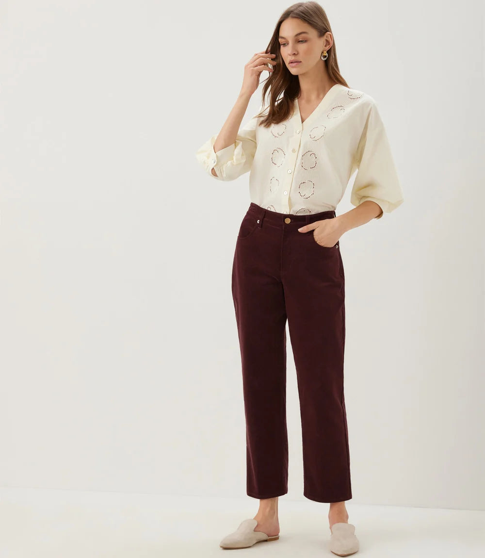 Karen Kane Corduroy Ankle Pants