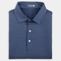 GenTeal Apparel Heathered Pinstripe Performance Polo