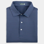 GenTeal Apparel Heathered Pinstripe Performance Polo