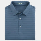 GenTeal Apparel Heathered Pinstripe Performance Polo