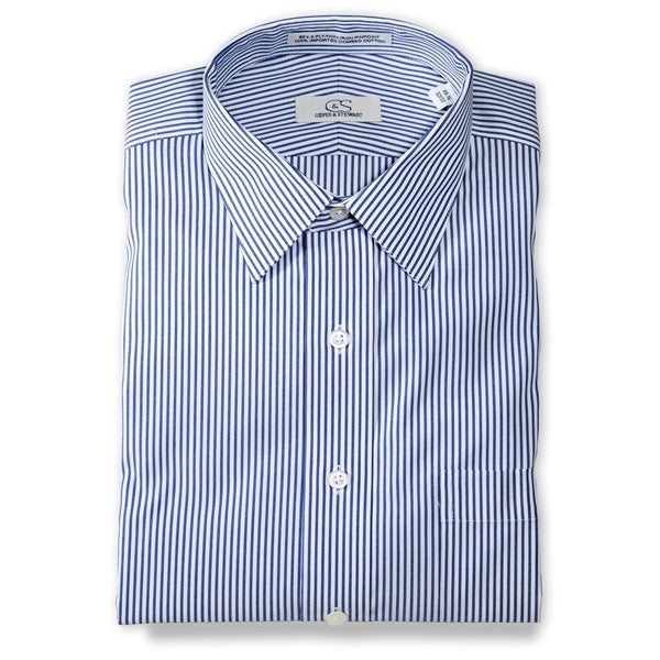 Cooper & Stewart Burlington Banker's Stripe Shirt