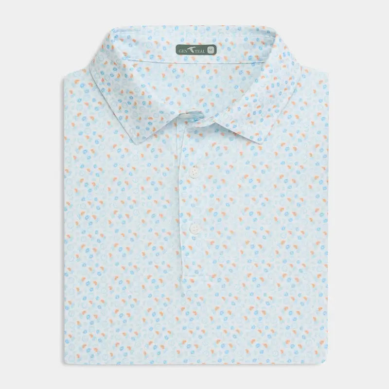 GenTeal Apparel Printed Performance Polo