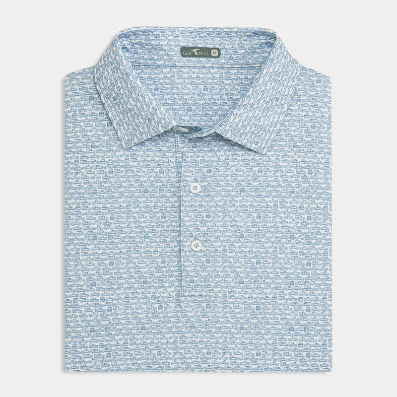 GenTeal Apparel Printed Performance Polo
