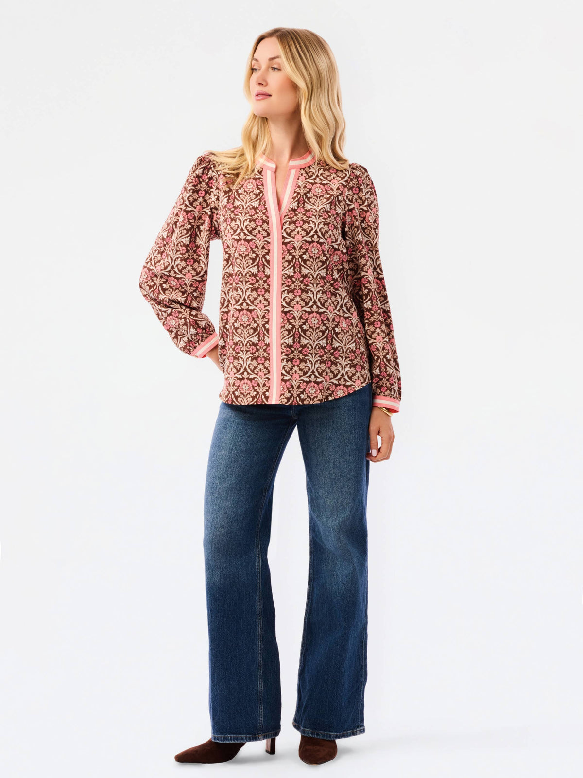 Mary Square - Naomi Top | Ashdown Abbey Cocoa