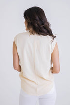 Karlie Solid Scoop Sleeveless Top