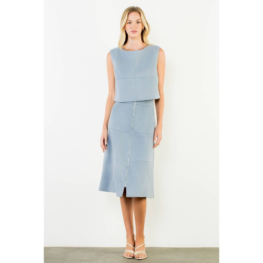 THML - Suede Sleeveless Top