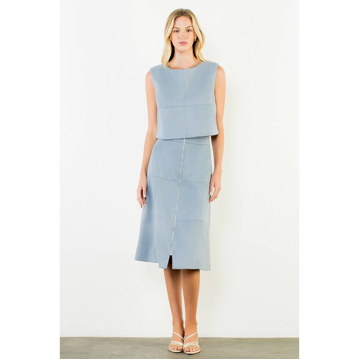 THML - Suede Sleeveless Top