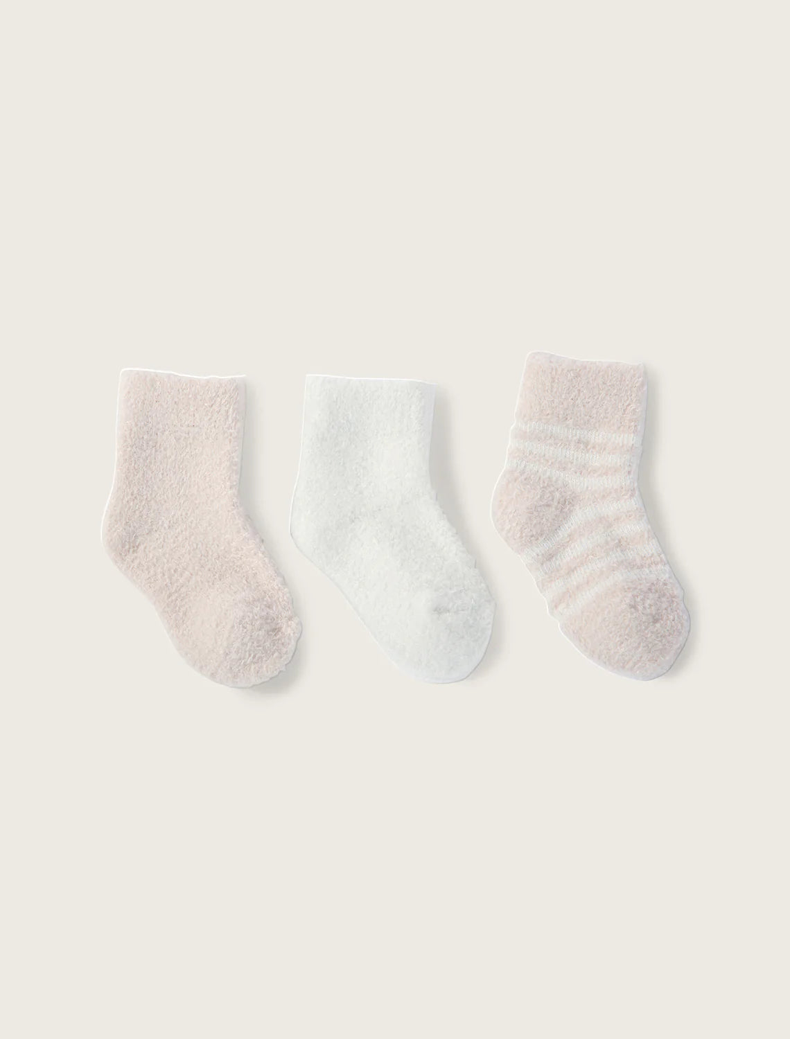 Barefoot Dreams 3 Pair Infant Socks