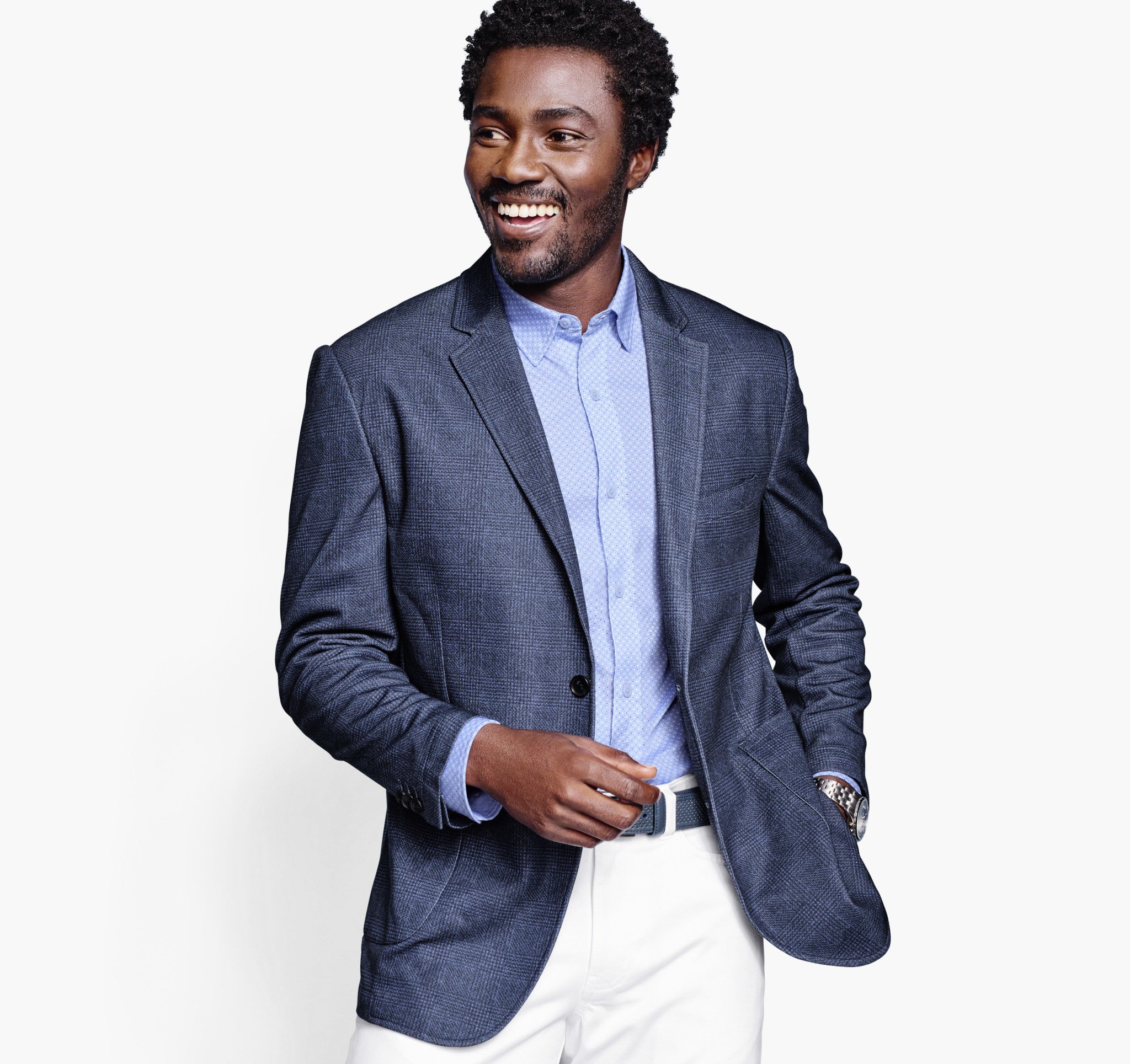 Johnston & Murphy XC Flex Plaid Blazer
